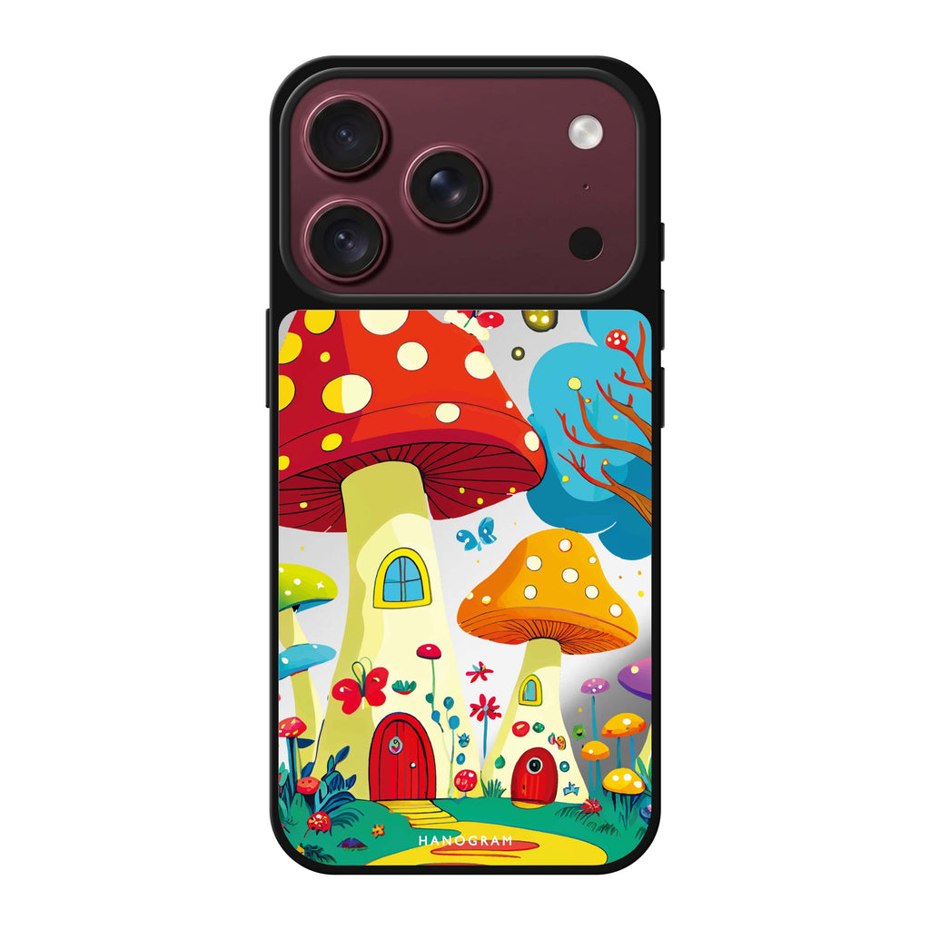 Mushroom Art #1 mushroom abstract iPhone 18 Pro Max mirror case