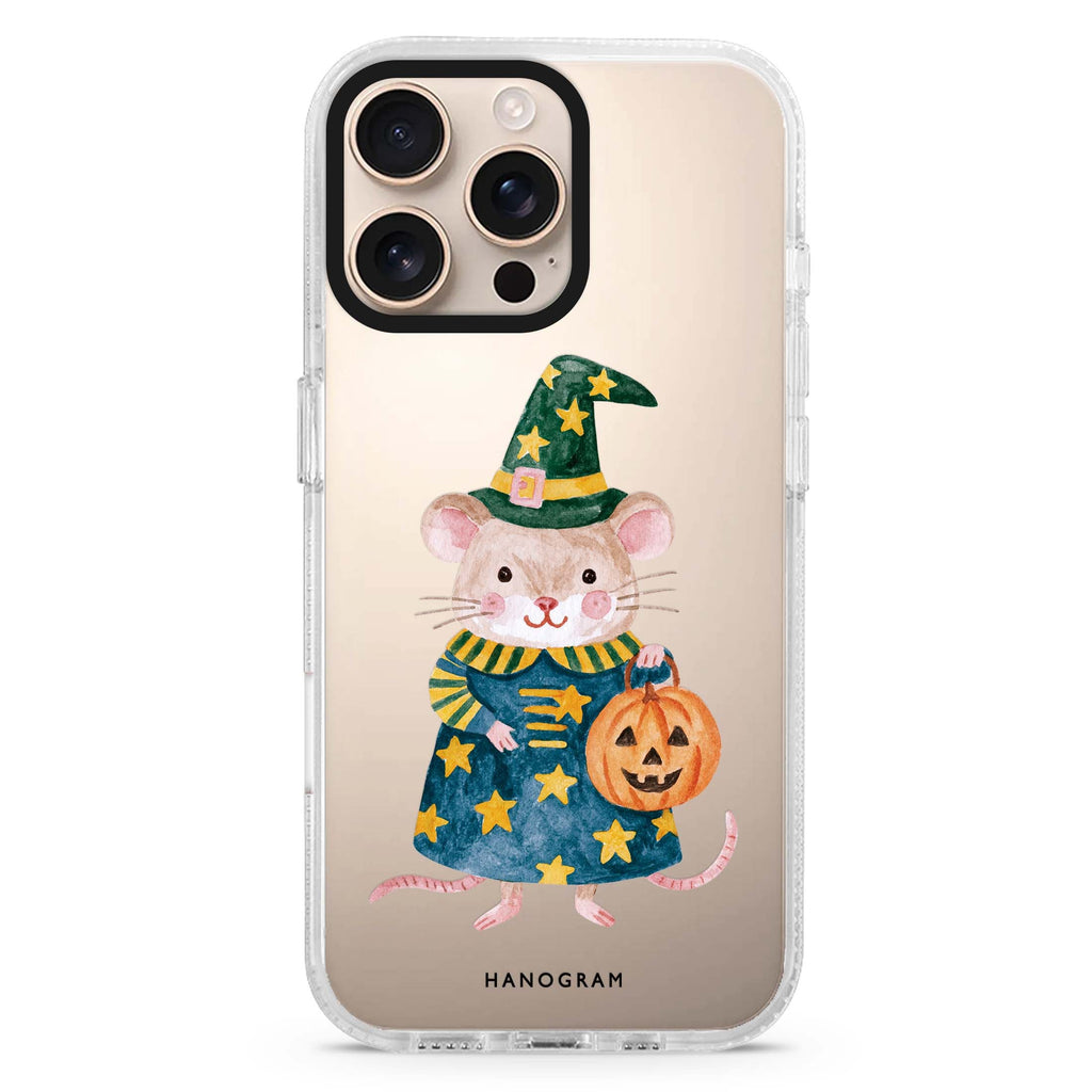 Mouse with a Magic Hat iPhone 16 Pro Max Ultra Clear Case - front view