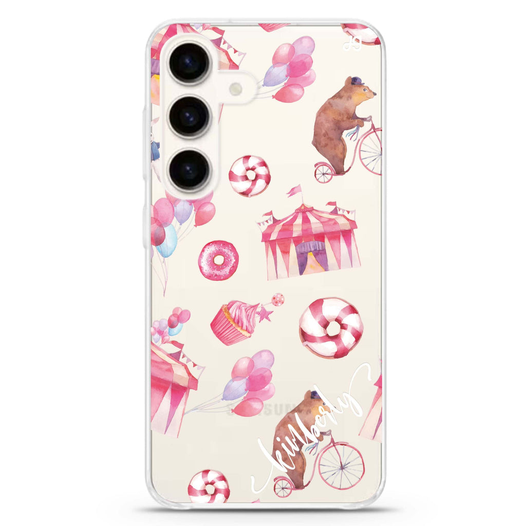 Red Circus Samsung Galaxy Ultra Clear Case