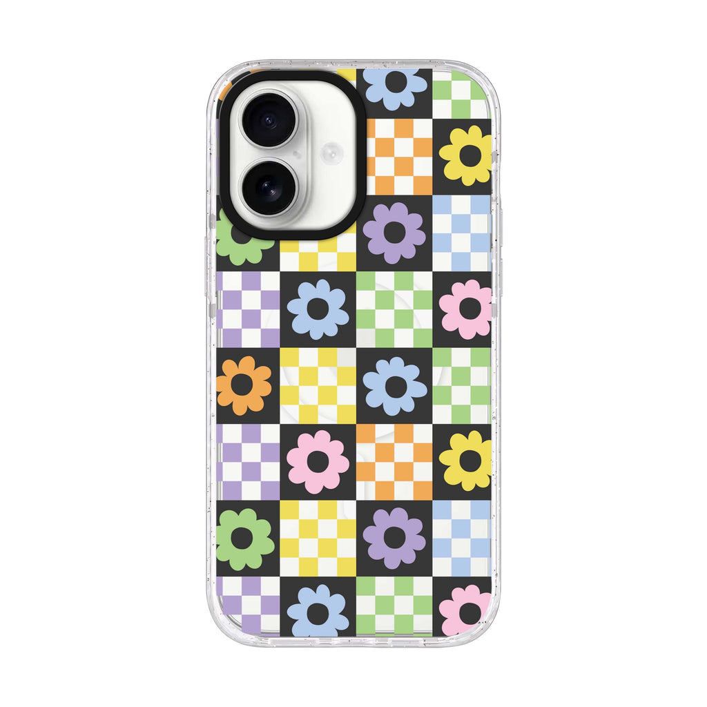Flowers Style 1 iPhone 17 ultra clear MagSafe case, front product view