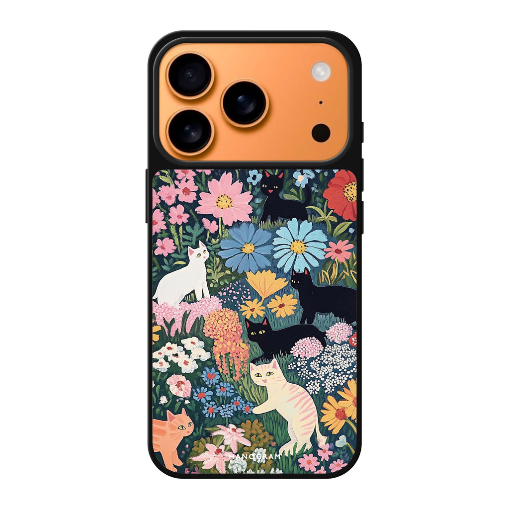 Garden Whimsy spring floral nature whimsical iPhone 17 Pro Max mirror case