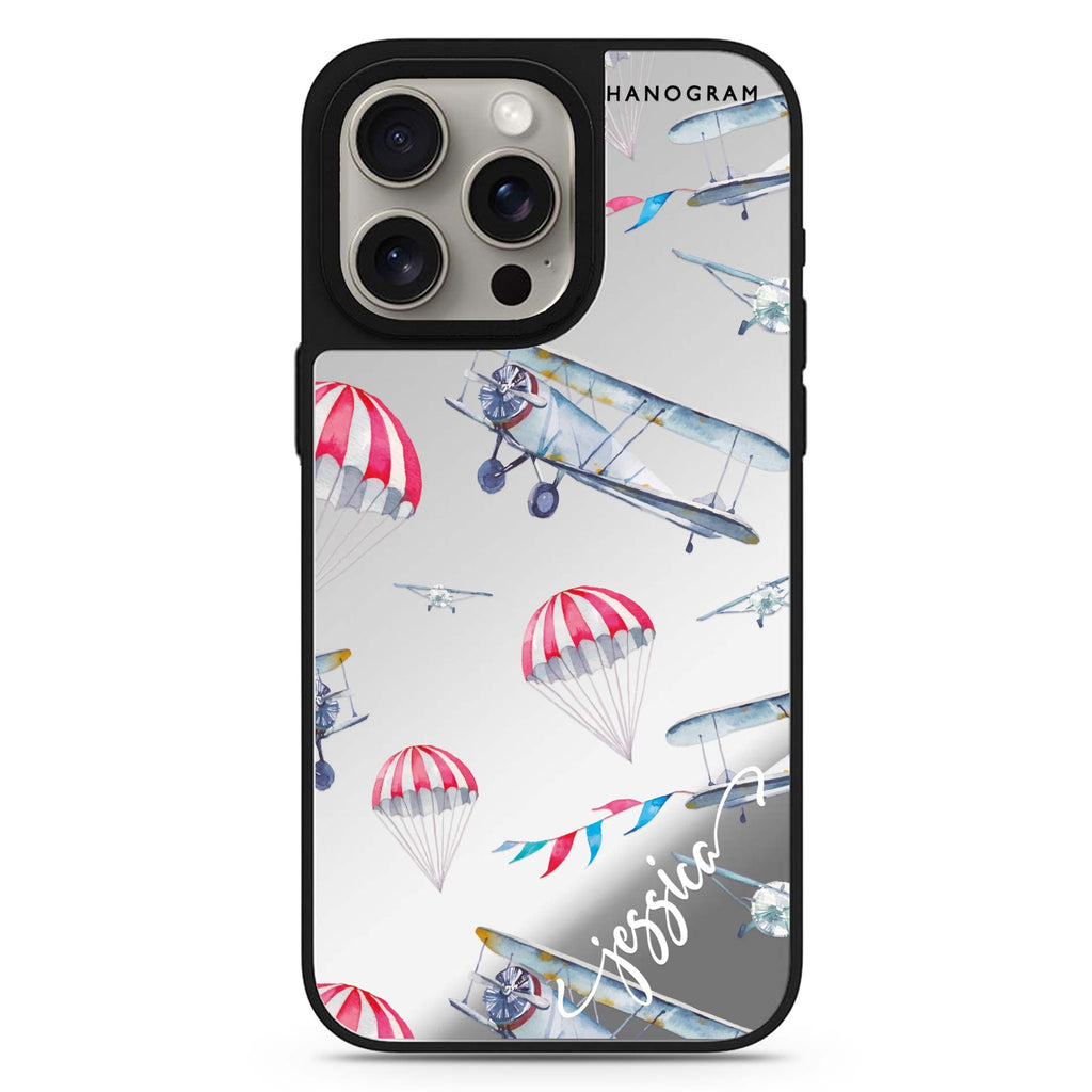 Propeller personalized name MagSafe mirror case for iPhone 16/15/14 Pro Max and Pro, main view