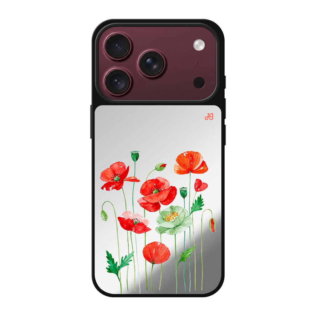 Poppy Stem Ballet iPhone 18 Pro Max Mirror Case - design view 1