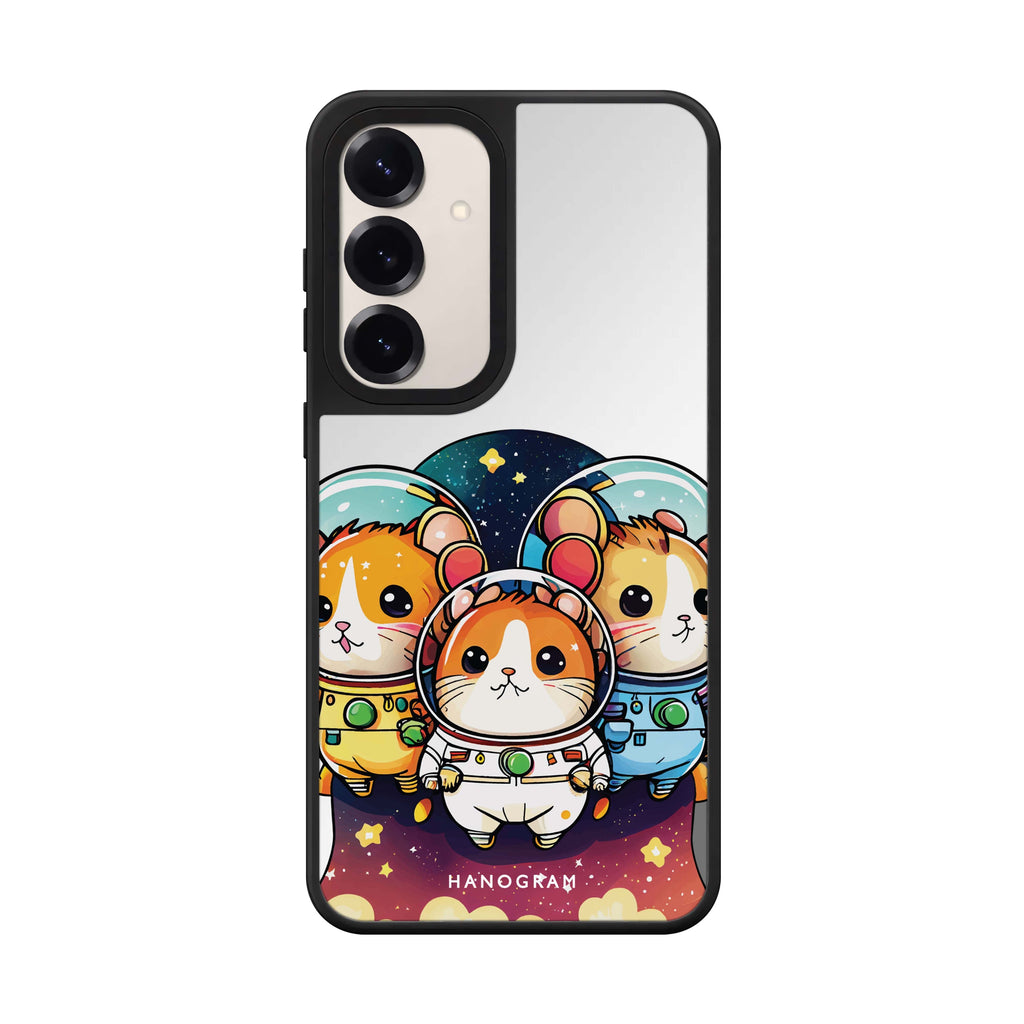Space Squirrels Samsung Galaxy mirror case front view