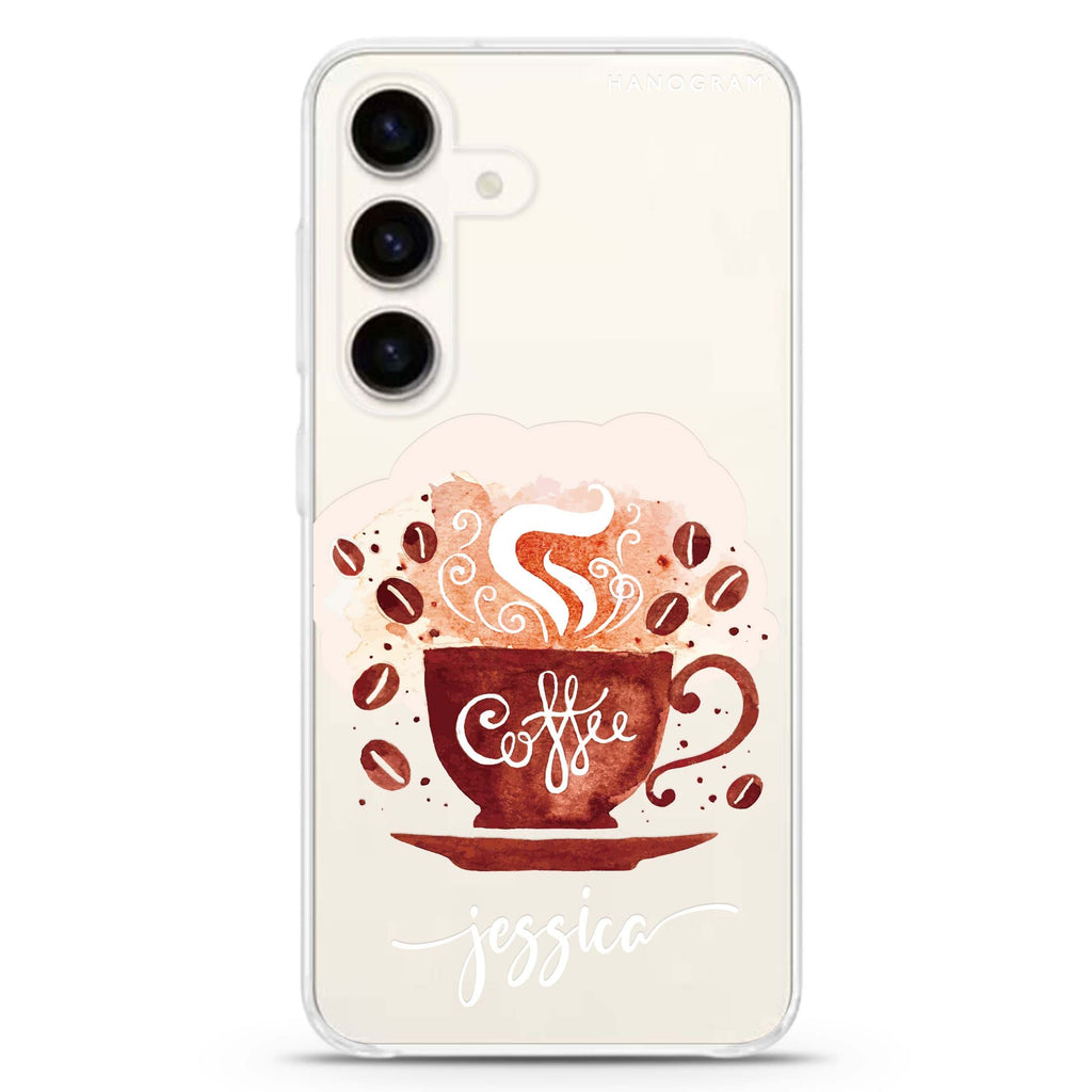 Fragrant coffee Samsung Galaxy Ultra Clear Case