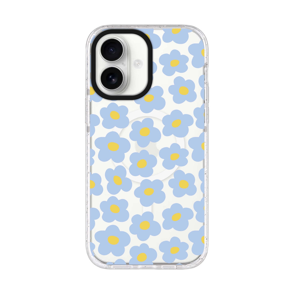 Flowers Pattern Style 1 iPhone 17 ultra clear MagSafe case, front product view
