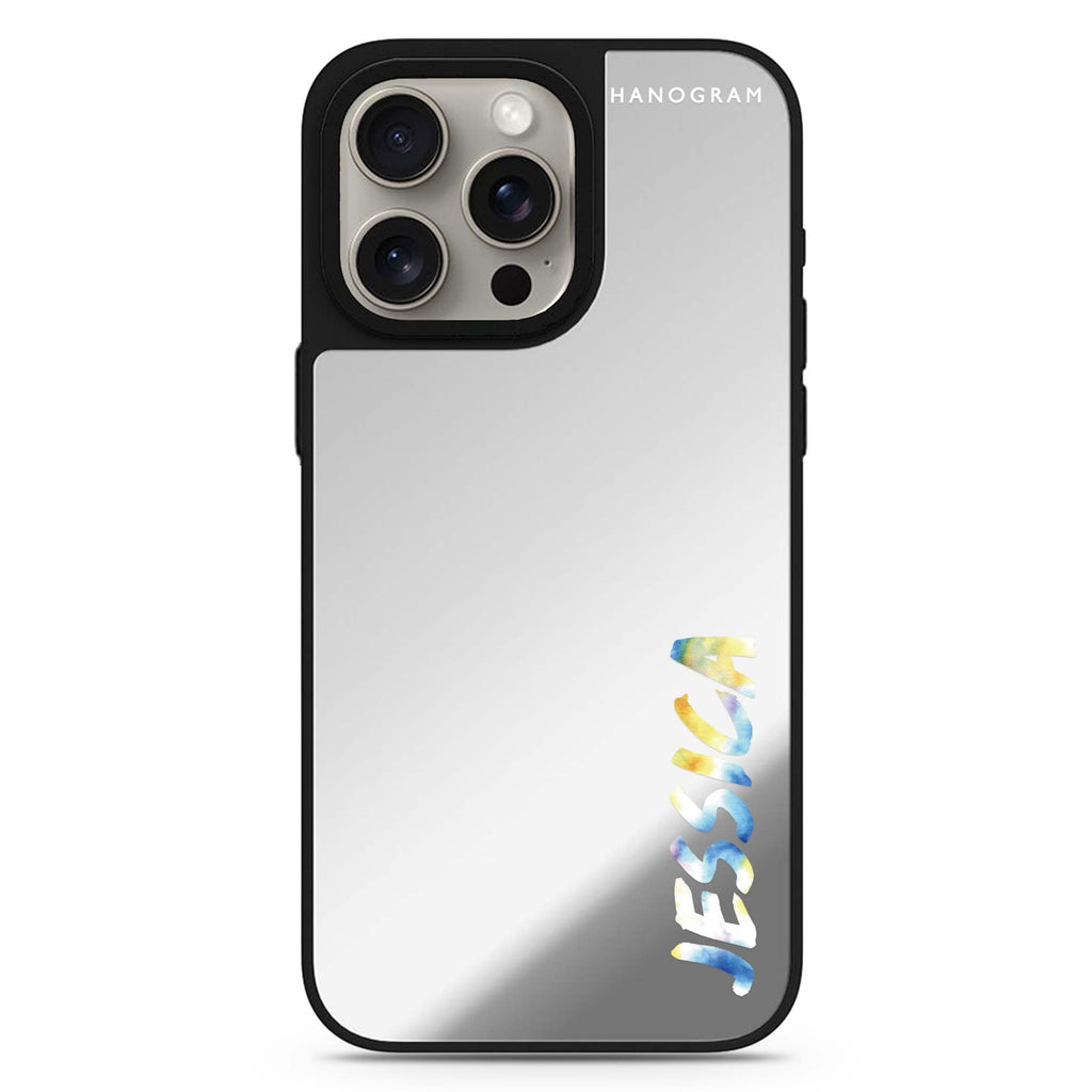 My Watercolour Name personalized name MagSafe mirror case for iPhone 16/15/14 Pro Max and Pro, main view