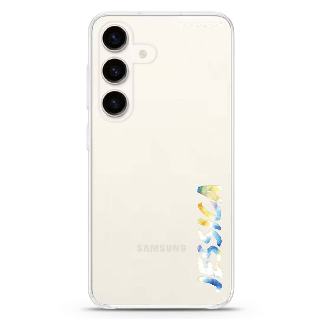 My Watercolour Name Samsung Galaxy Ultra Clear Case