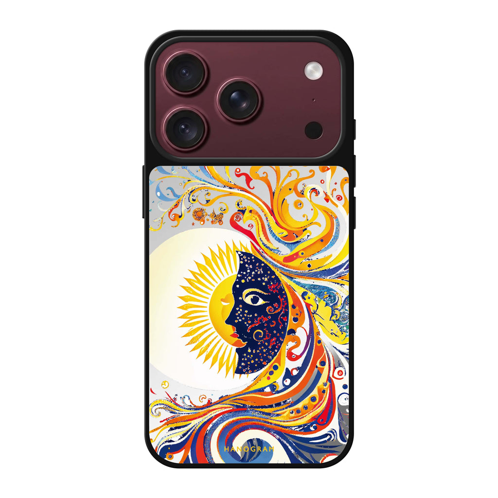 Sun & Moon summer moon sun celestial iPhone 18 Pro Max mirror case
