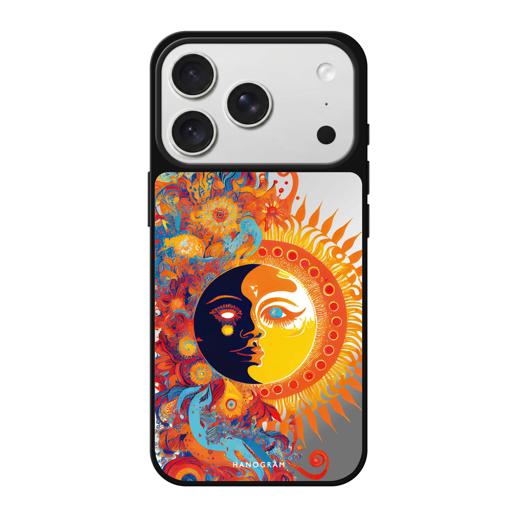 Moon & Sun summer moon sun celestial iPhone 18 Pro Max mirror case