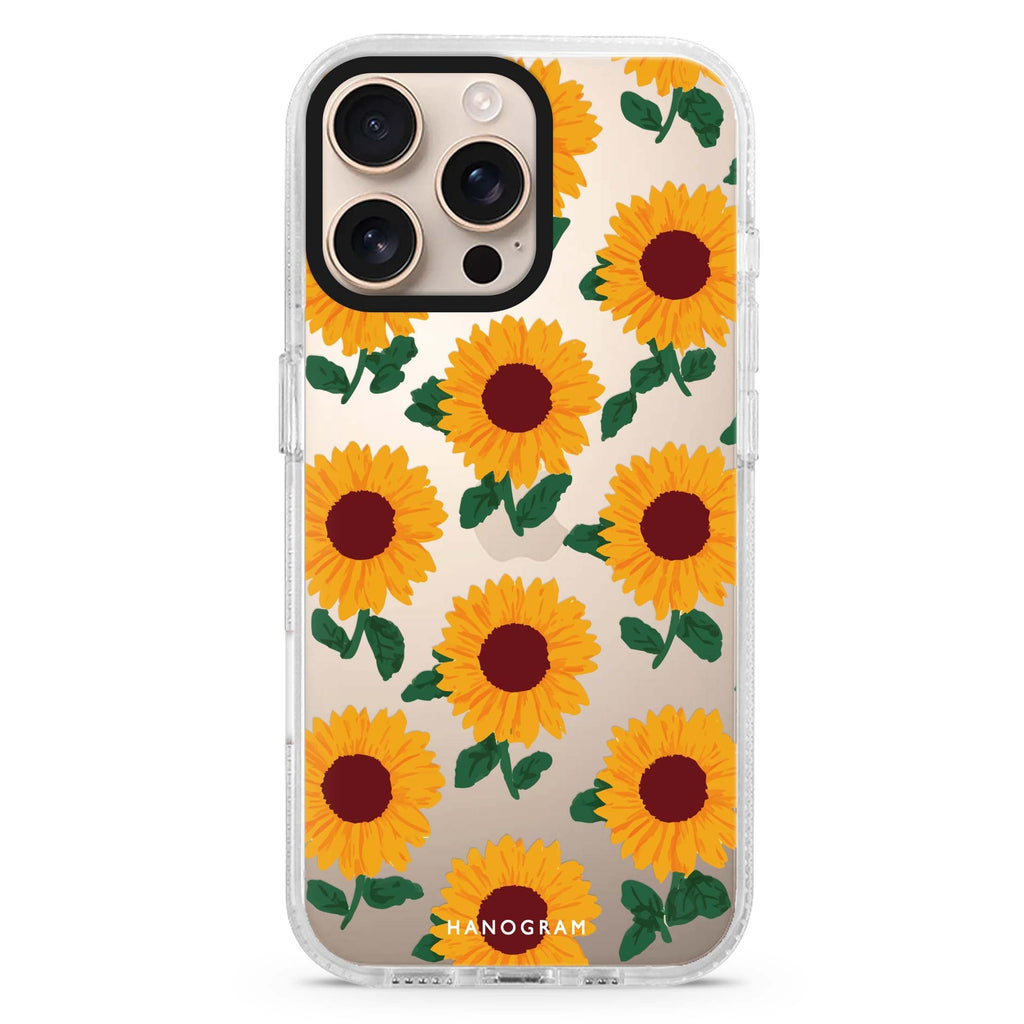Golden Sunflowers iPhone Ultra Clear Case