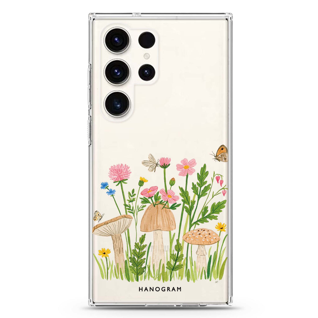 Under the Clover Canopy Samsung Galaxy Ultra Clear Case — front view