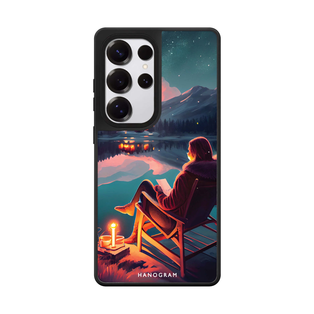 A Beautiful Night Samsung Galaxy S25 S24 S23 Ultra mirror case, front view
