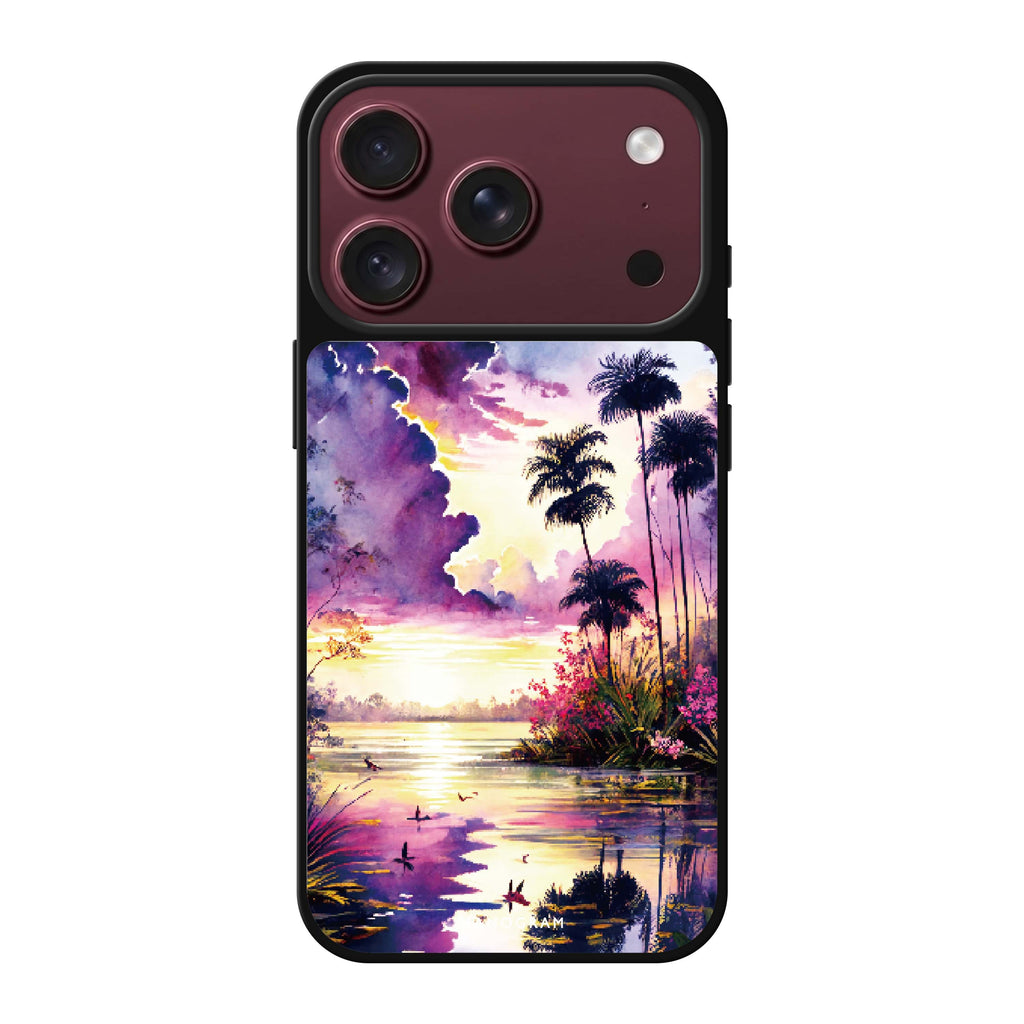 Tropical rainforest summer nature iPhone 18 Pro Max mirror case