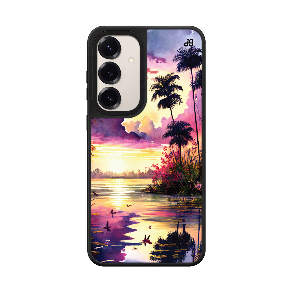Tropical Rainforest Samsung Galaxy mirror case front view