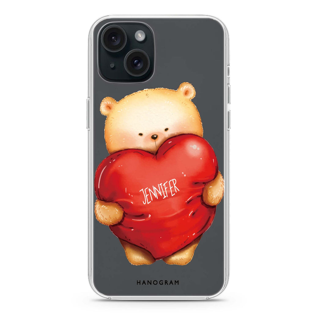 Bear Hug iPhone Ultra Clear Case