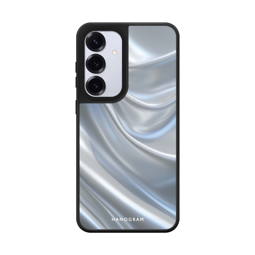 Silver Silk Mirror Case