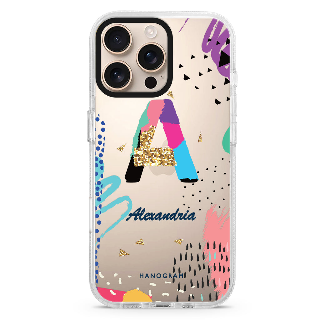 Artistic Monogram IV iPhone Ultra Clear Case
