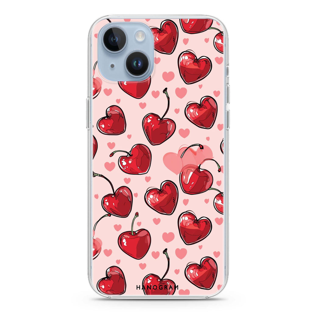 Cherry Amore iPhone 14 Plus MagSafe Compatible Ultra Clear Case