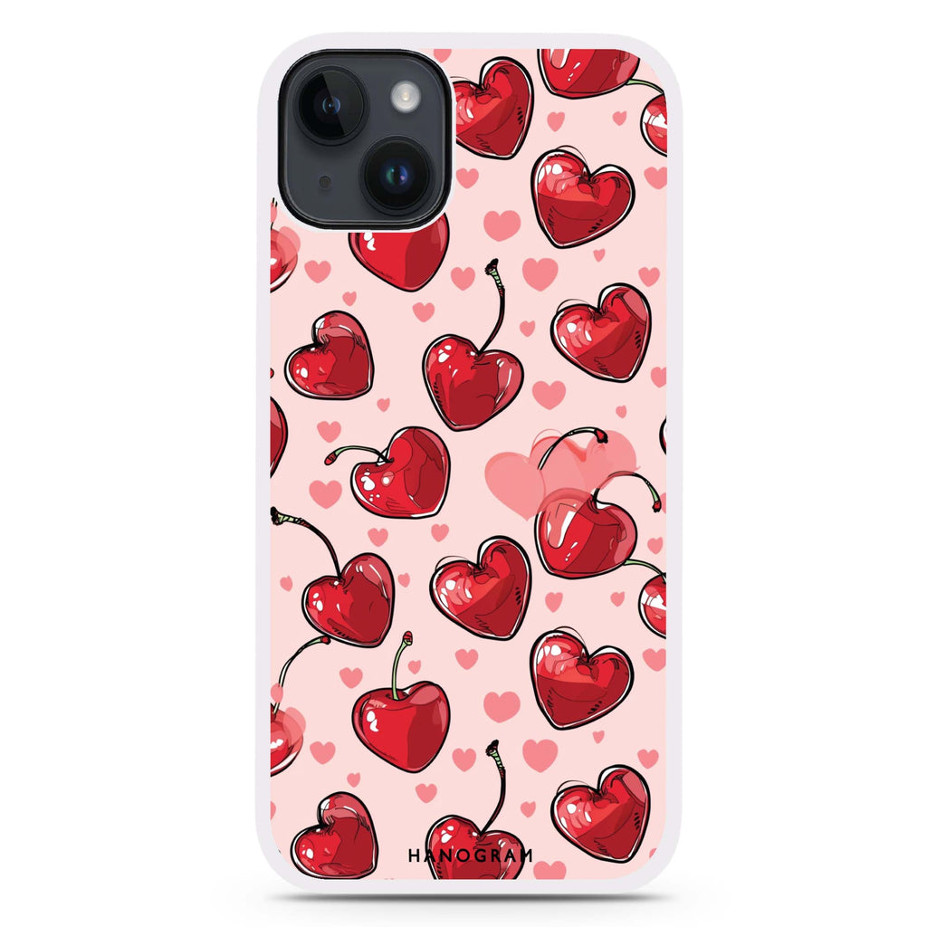 Cherry Amore iPhone 14 Impact Guard Bumper Case