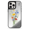 Wildflower Whimsy personalized name MagSafe mirror case for iPhone 16/15/14 Pro Max and Pro, main view