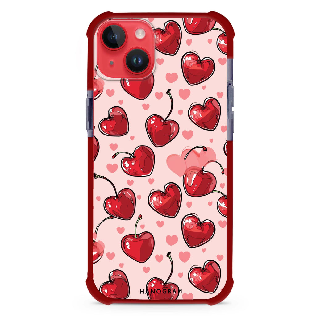 Cherry Amore iPhone 15 Plus Ultra Shockproof Case