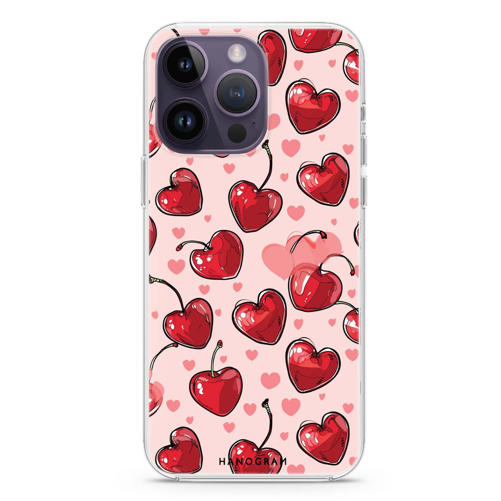 Cherry Amore iPhone 14 Pro Ultra Clear Case