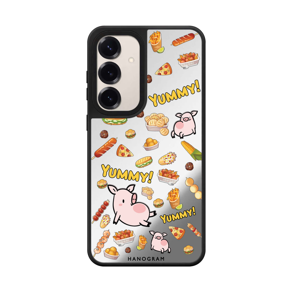 Yummy Piggy Mirror Case