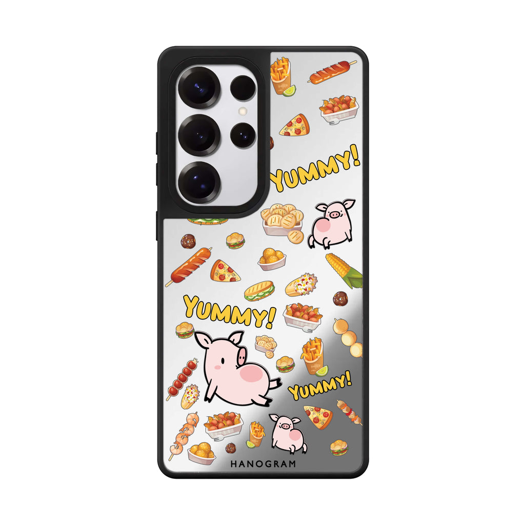 Yummy Piggy Mirror Case