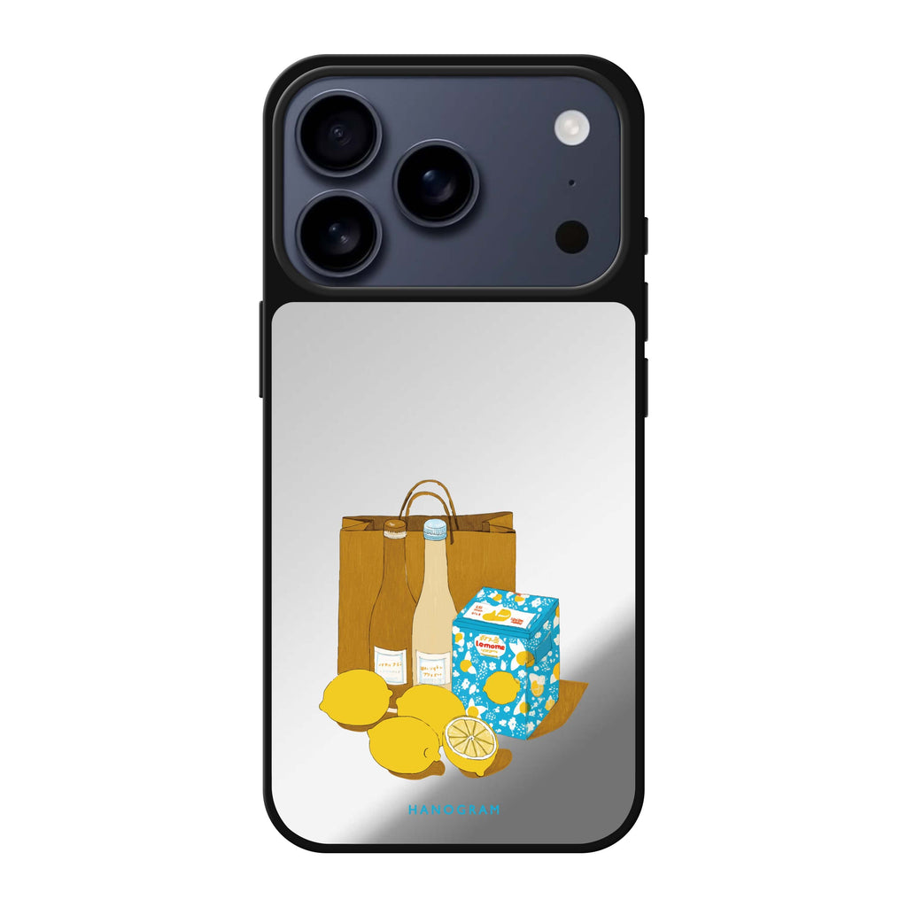 Lemon Market fruit travel iPhone 17 Pro Max mirror case