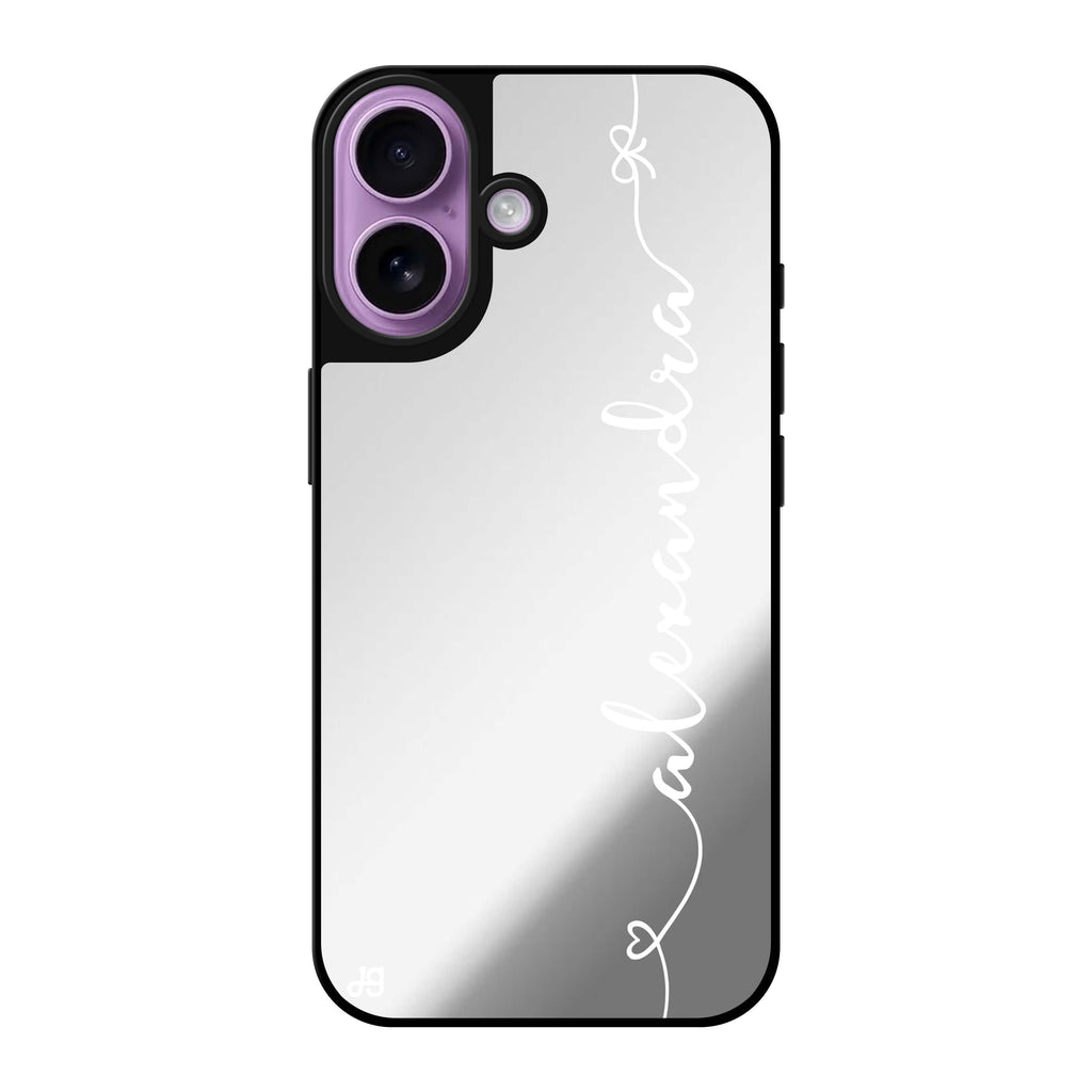 Reflective iPhone 16 Mirror Case –Think Different Design