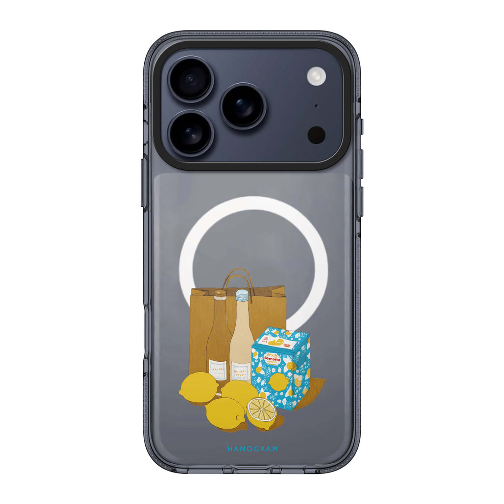 Lemon Market fruit travel iPhone 17 Pro Max ultra clear case