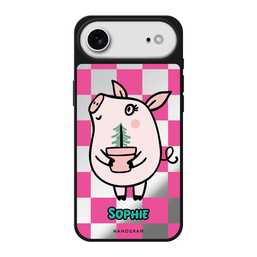 Lovely Pig 鏡面手機殼