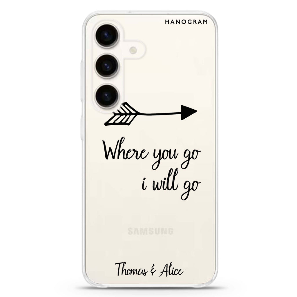 Always love together Samsung Galaxy Ultra Clear Case