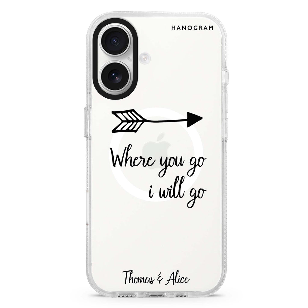 Always love together MagSafe Compatible iPhone 16 Ultra Clear Case - Personalized and Stylish Protection