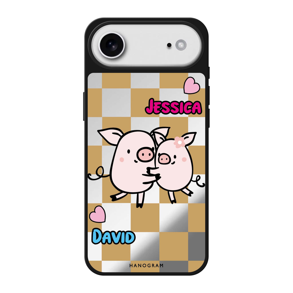 Love Pig 鏡面手機殼