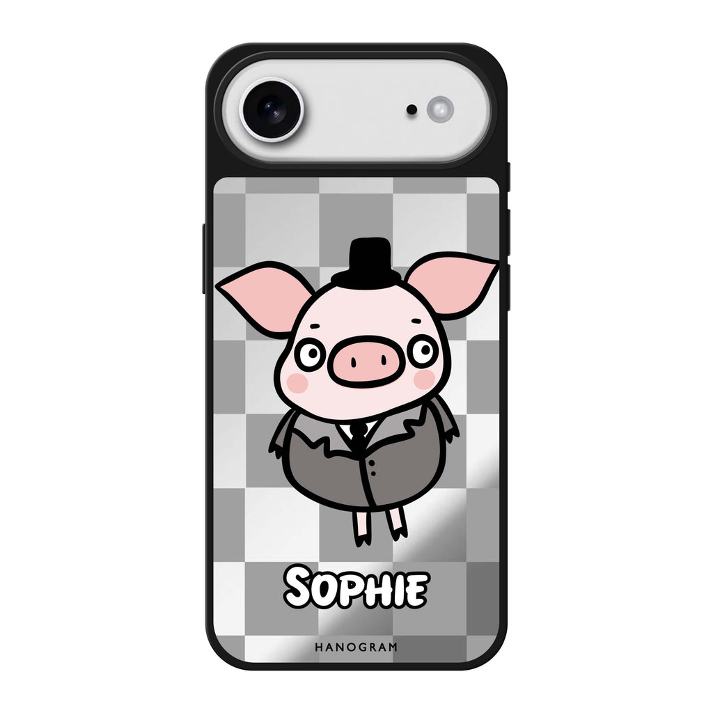 Handsome Pig 鏡面手機殼