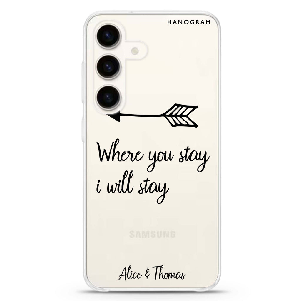 Always love together Samsung Galaxy Ultra Clear Case