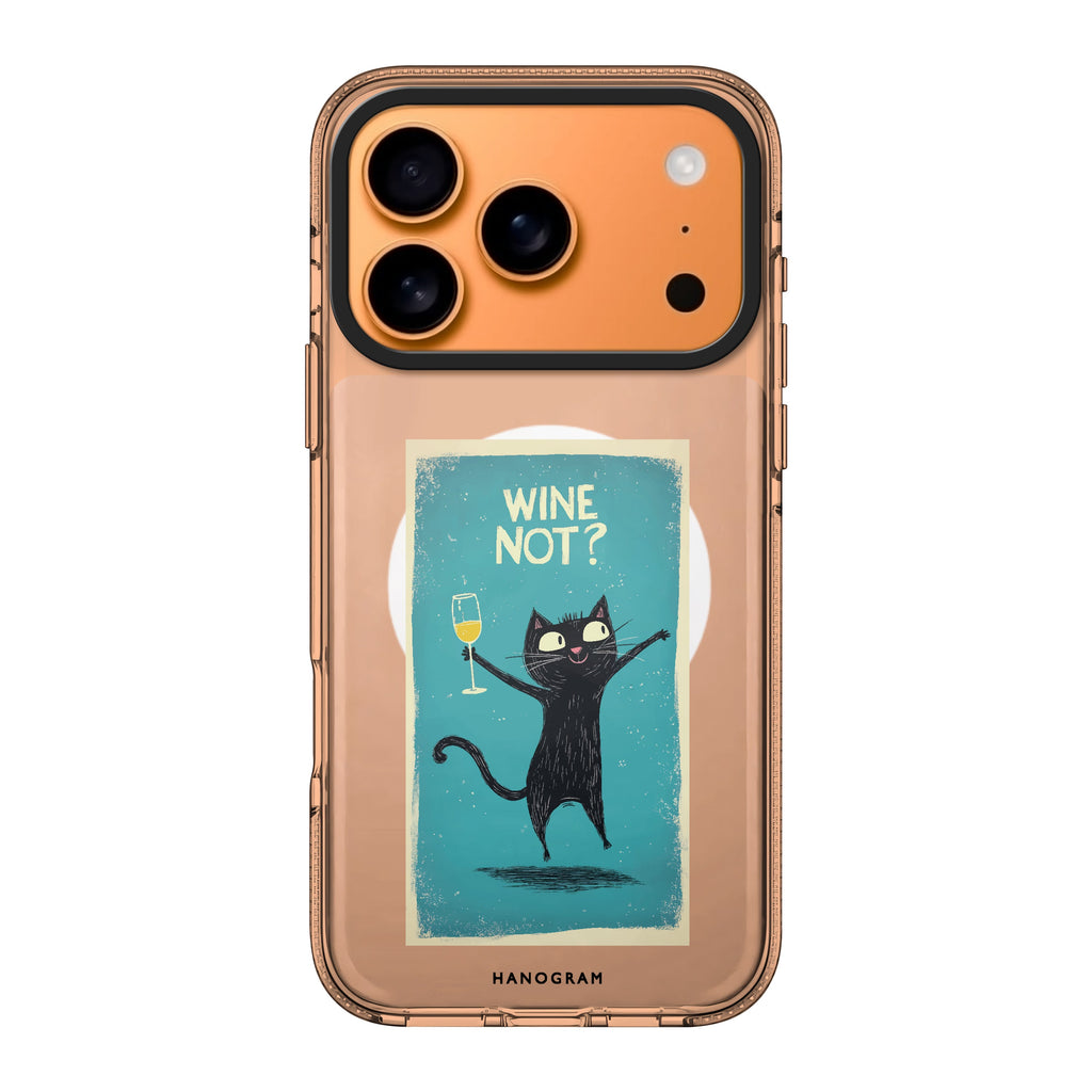 Wine Not? wine food iPhone 17 Pro Max ultra clear case