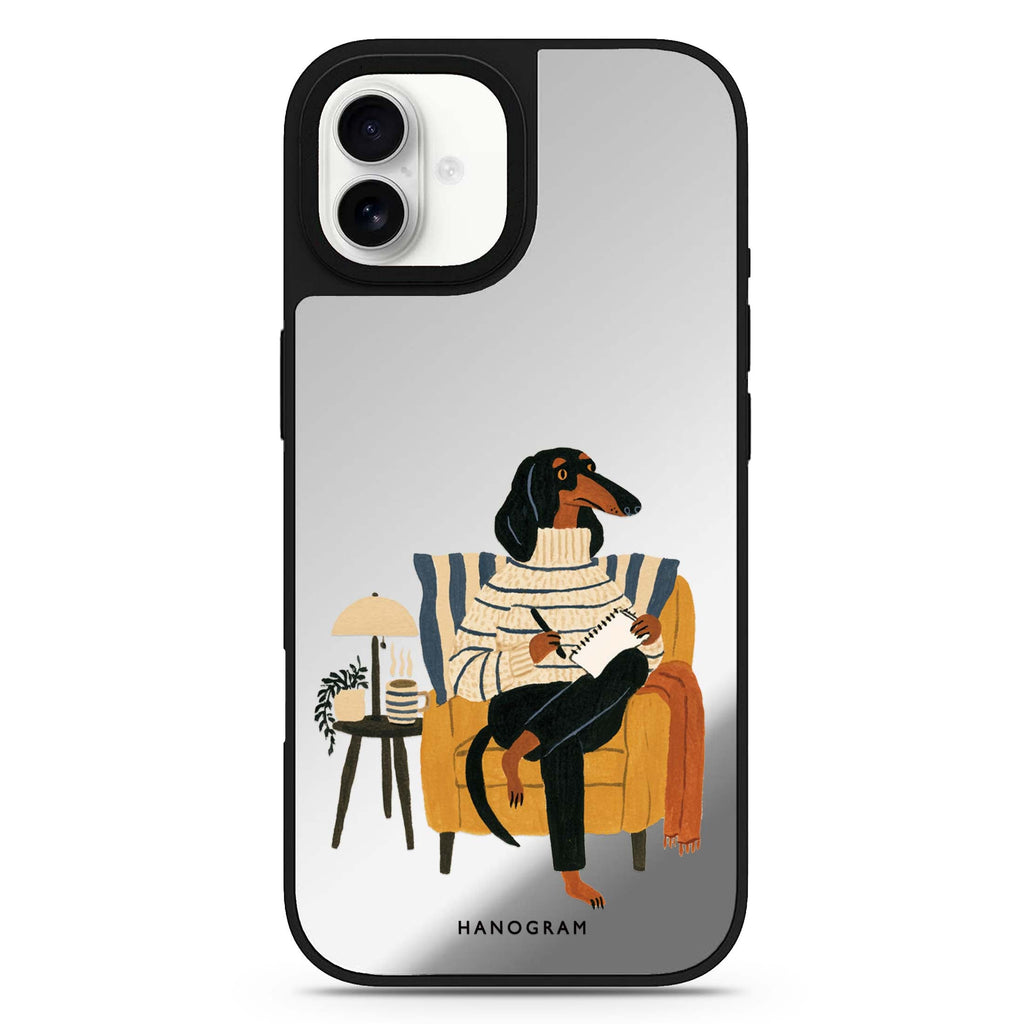 The Dachshund's Journal iPhone 17 Mirror Case - View 1