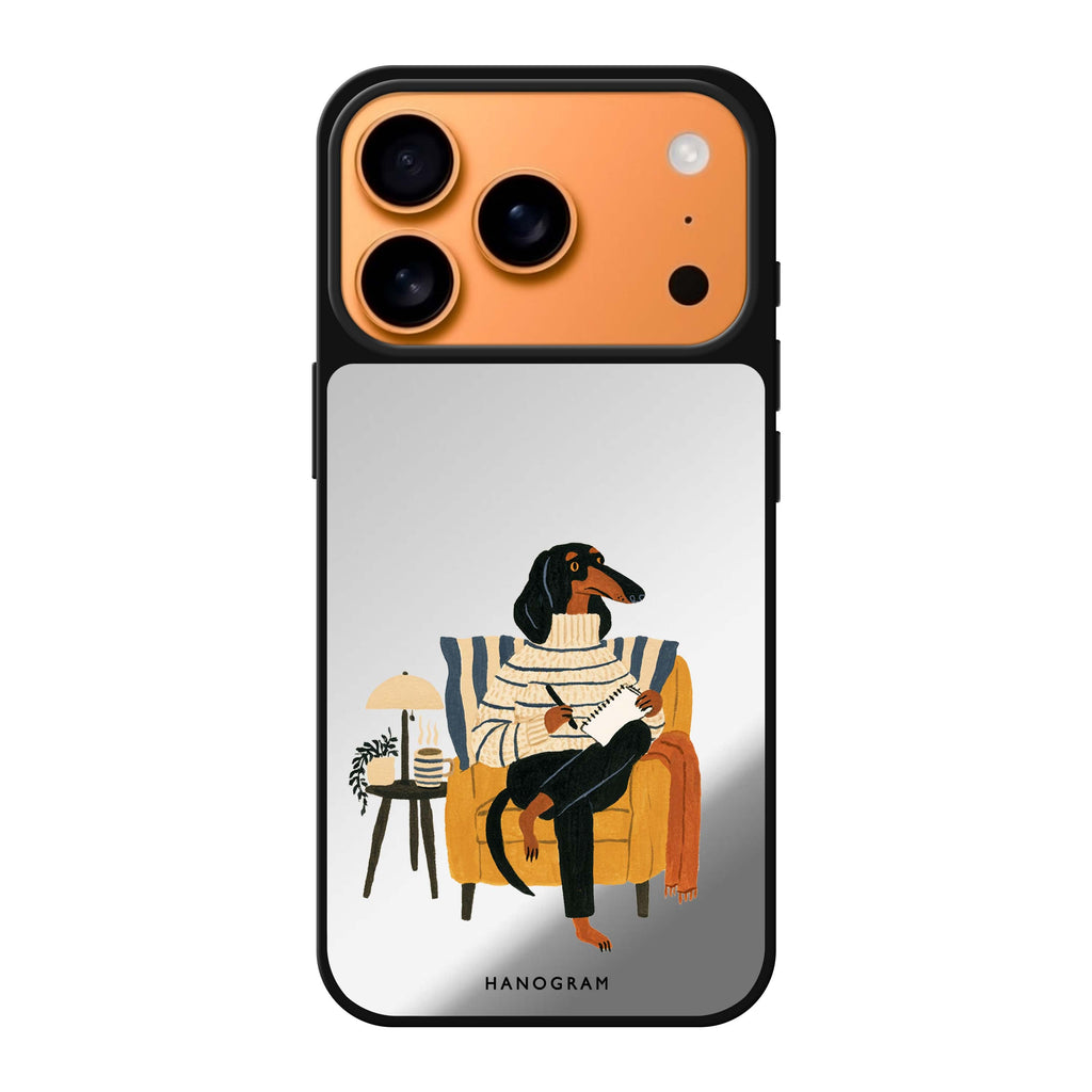 The Dachshund's Journal iPhone 17 Pro Max Mirror Case - design view 1