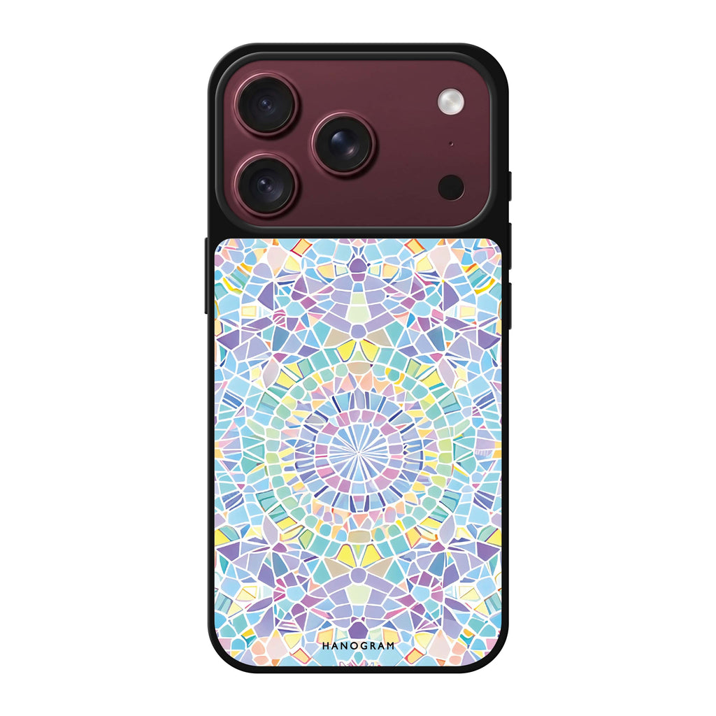 Mosaic artwork abstract iPhone 18 Pro Max mirror case
