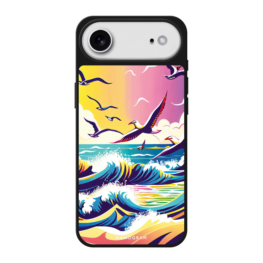 Waves & seagulls 鏡面手機殼
