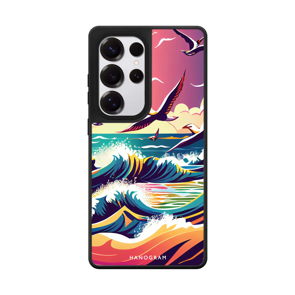 Waves & seagulls Mirror Case