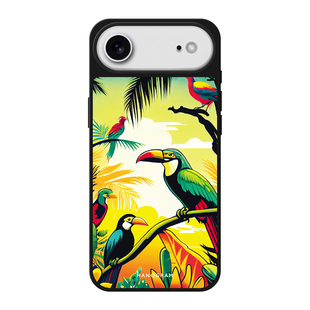 Tropical birds 鏡面手機殼