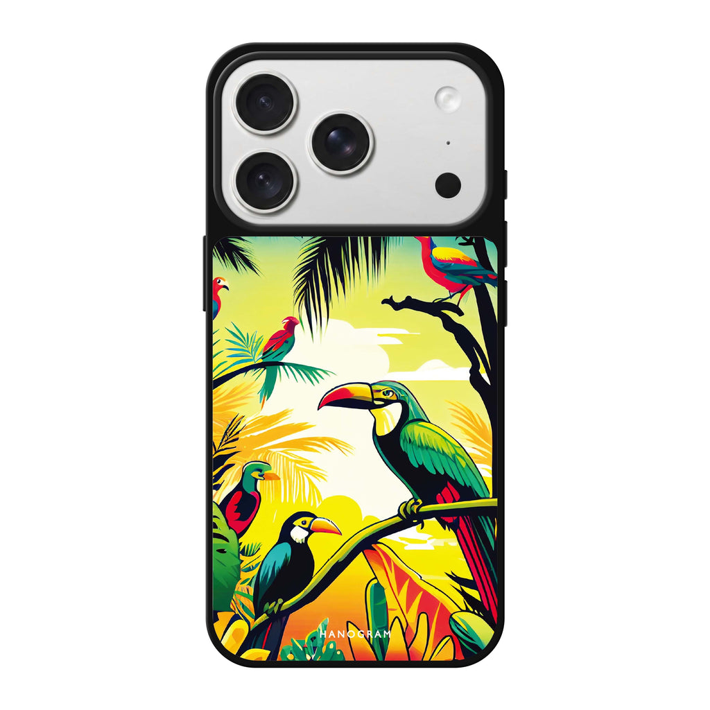 Tropical birds #2 summer bird animal iPhone 18 Pro Max mirror case