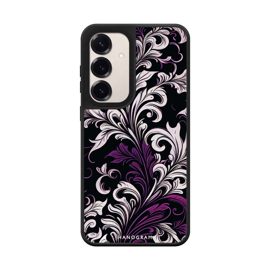 Floral Style 6 Samsung Galaxy mirror case front view