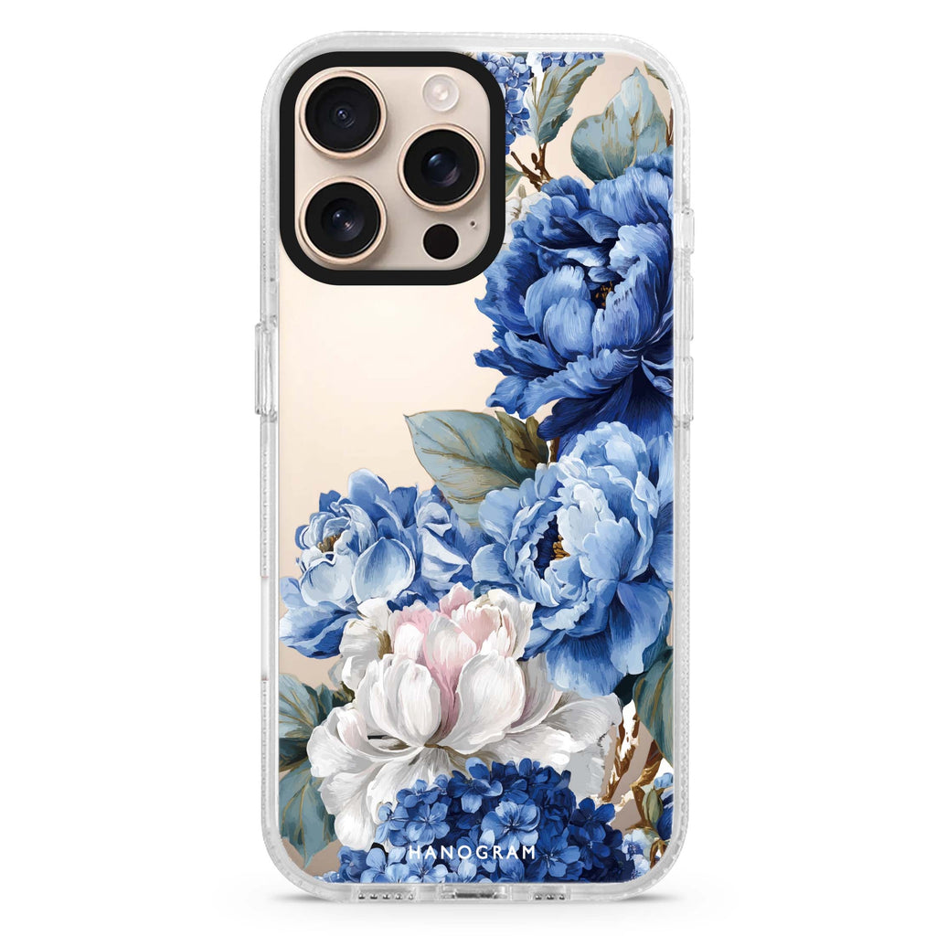 Blue Elegance iPhone Ultra Clear Case
