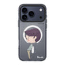 Boy kissing personalized name romantic Valentine iPhone 17 Pro Max ultra clear case