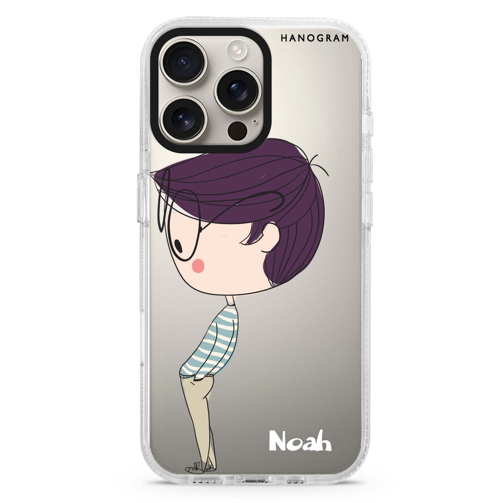 Boy kissing iPhone 16 Pro & 16 Pro Max Case - Personalized and Stylish Protection